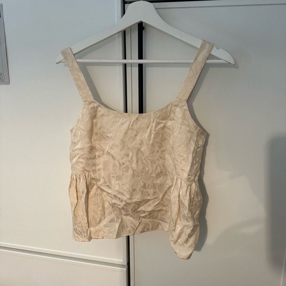 Satin crop top